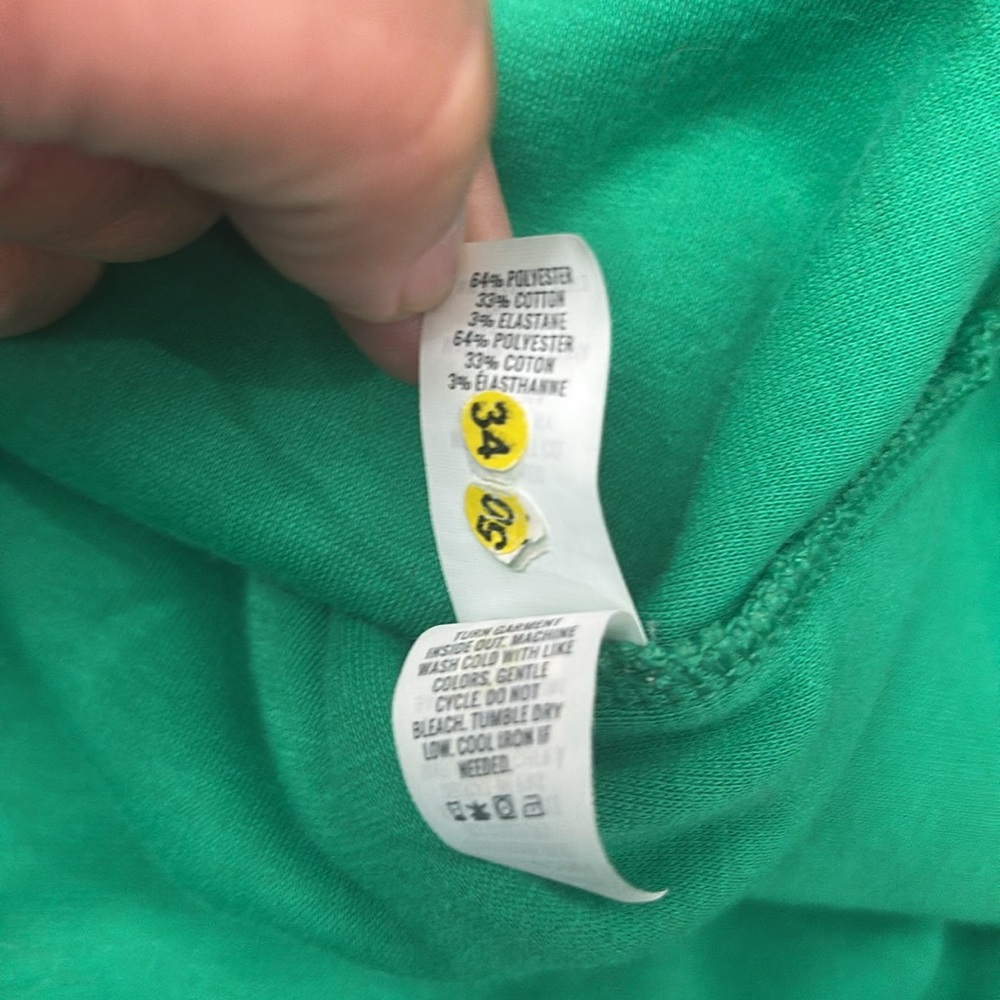 AERIE Fuzzy Green Sweater - Picture 4 of 10